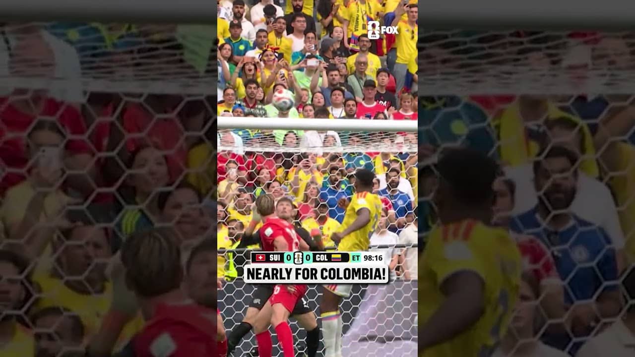 Colombia almost found the opener in Extra Time 🇨🇴