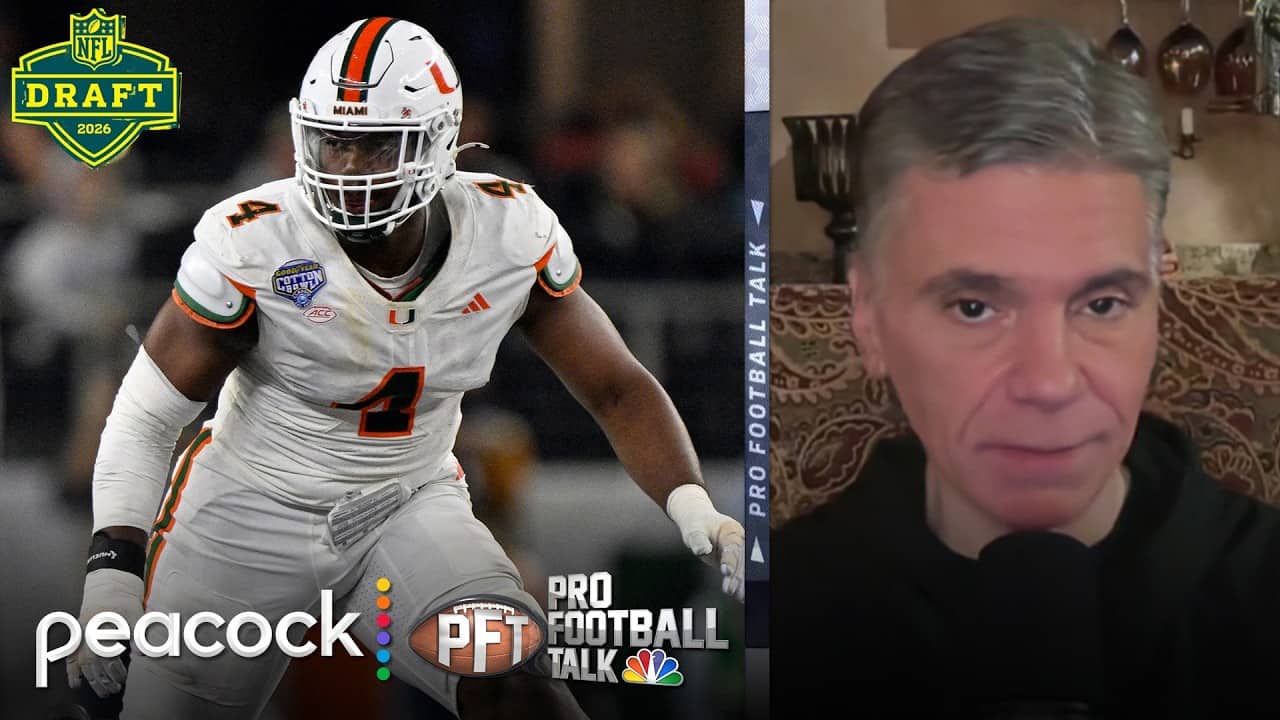 Buccaneers get pass rush help drafting Rueben Bain Jr. at No. 15 | Pro Football Talk | NFL on NBC
