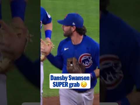 Look at Craig Counsell's reaction to this Dansby Swanson snag 😆