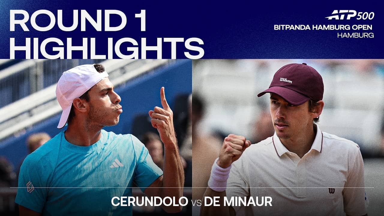 Francisco Cerundolo vs Alex de Minaur Highlights | Hamburg 2026 Round 1
