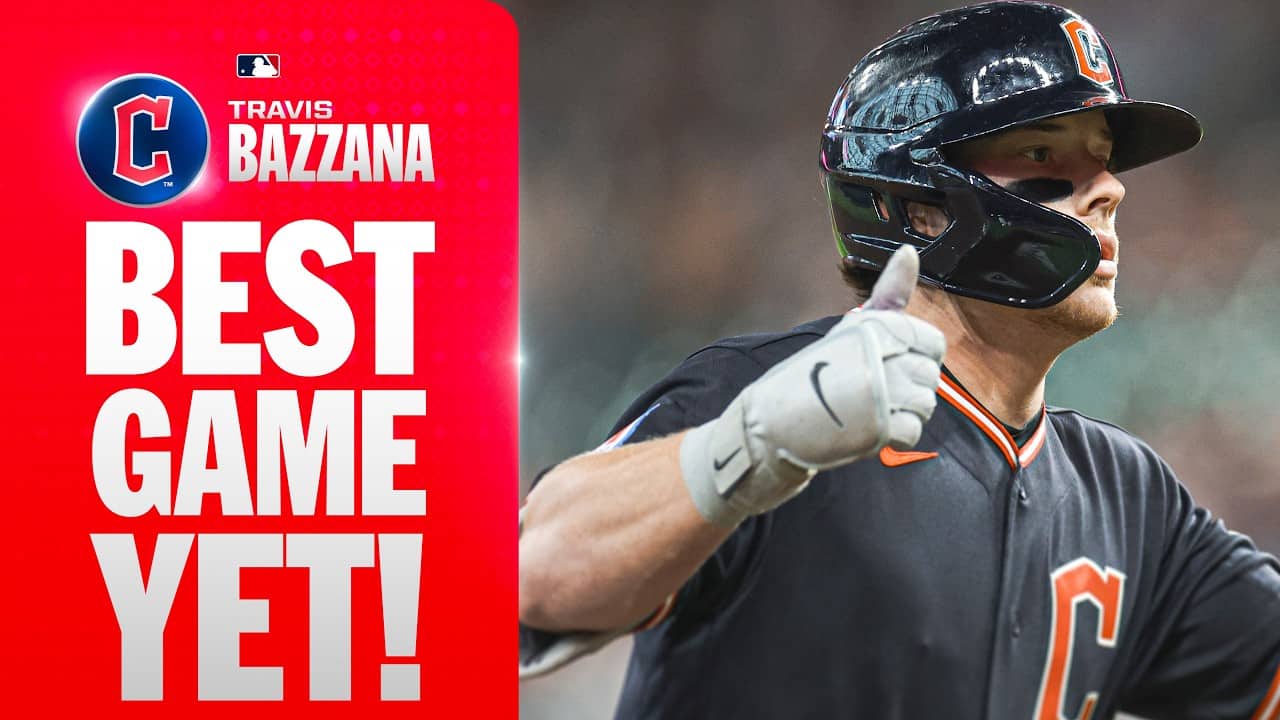 A REALLY g'day at the plate for Travis Bazzana! (4-for-4, 2 HR, 10 TB for the Guardians rookie) 🇦🇺