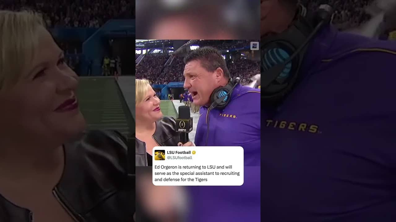 Coach O is back at LSU 👀