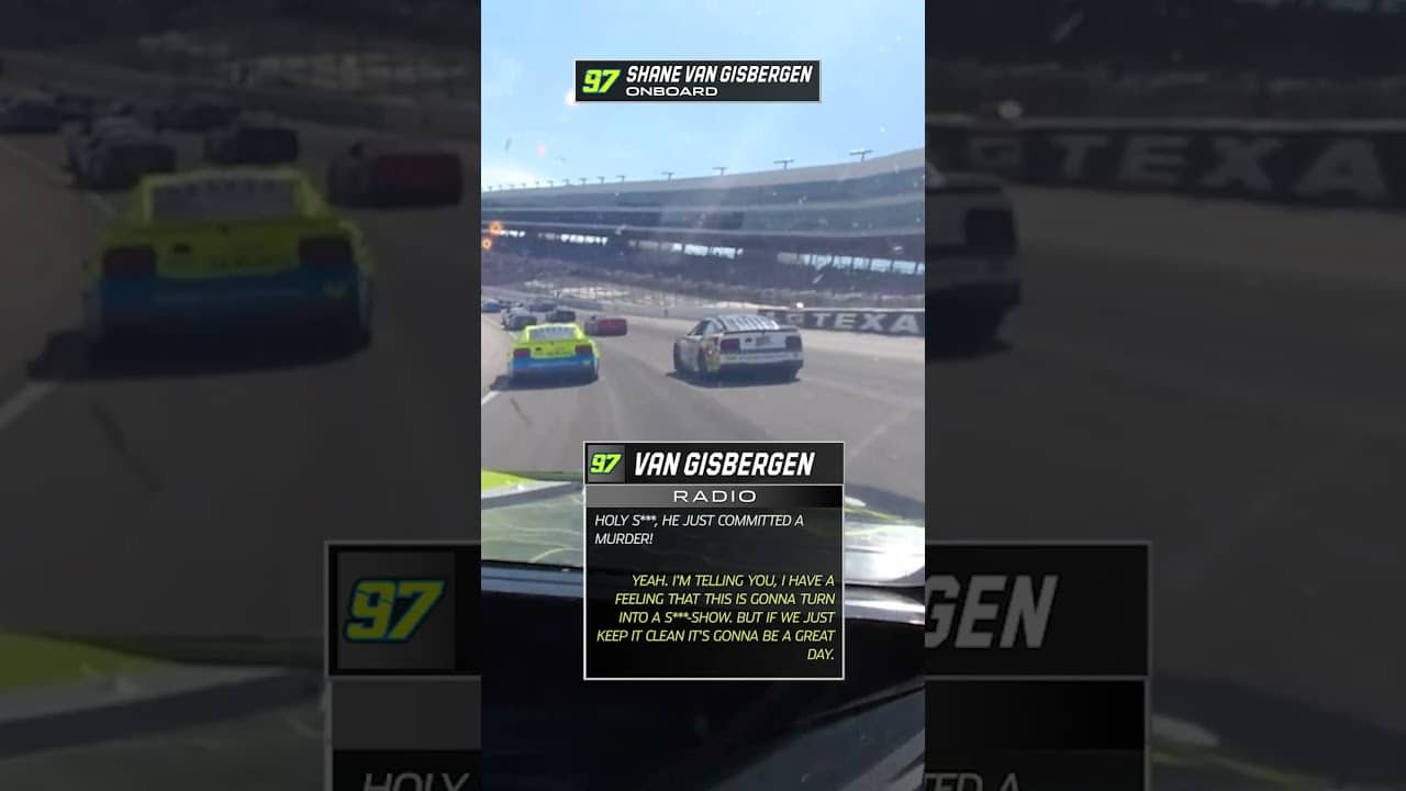 SVG had quite a view of Ryan Preece & Ty Gibbs