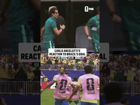 Carlo Ancelotti finds a moment of relief as Brazil finds the equalizer