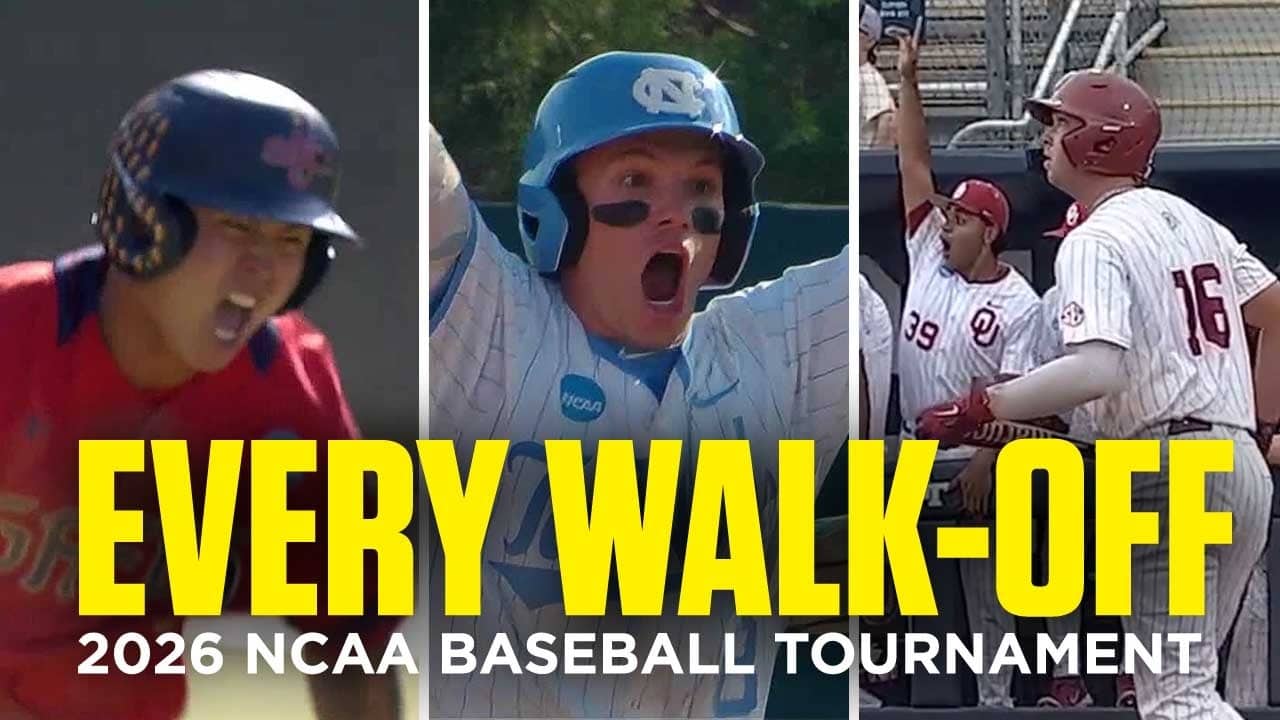 EVERY walk-off from the 2026 NCAA baseball tournament
