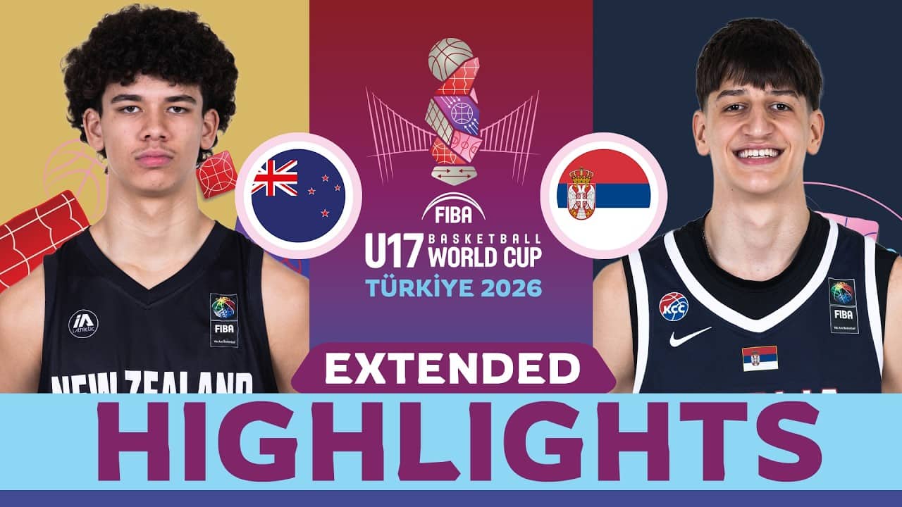 New Zealand 🇳🇿 vs Serbia 🇷🇸 | ROUND OF 16 HIGHLIGHTS | FIBA U17 Basketball World Cup 2026