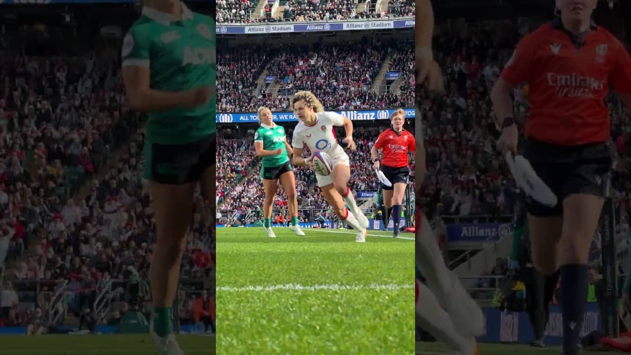 Ellie Kildunne in the corner 🔥 #ENGvIRE #RedRoses