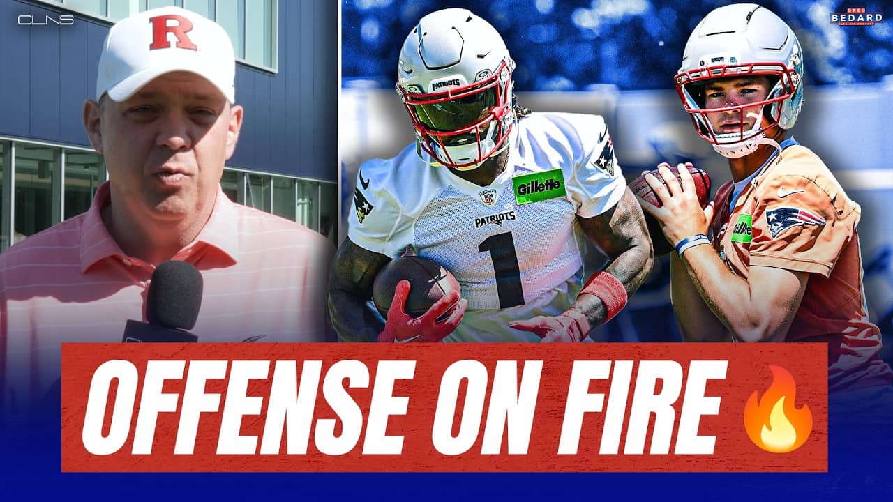Bedard: Drake Maye DOMINANT, Shows CHEMISTRY w/ A.J. Brown on Day 1 of Patriots Minicamp