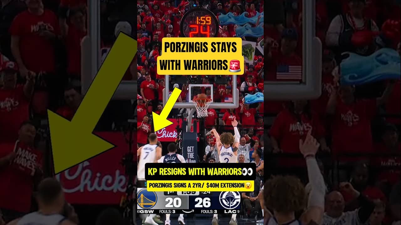 Porzingis RESIGNS with Warriors🚨