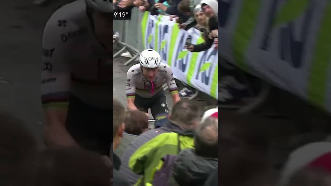 Not. Even. Close. 😮‍💨 Tadej Pogacar with one of the most DOMINANT Flèche Wallonne victories ever!