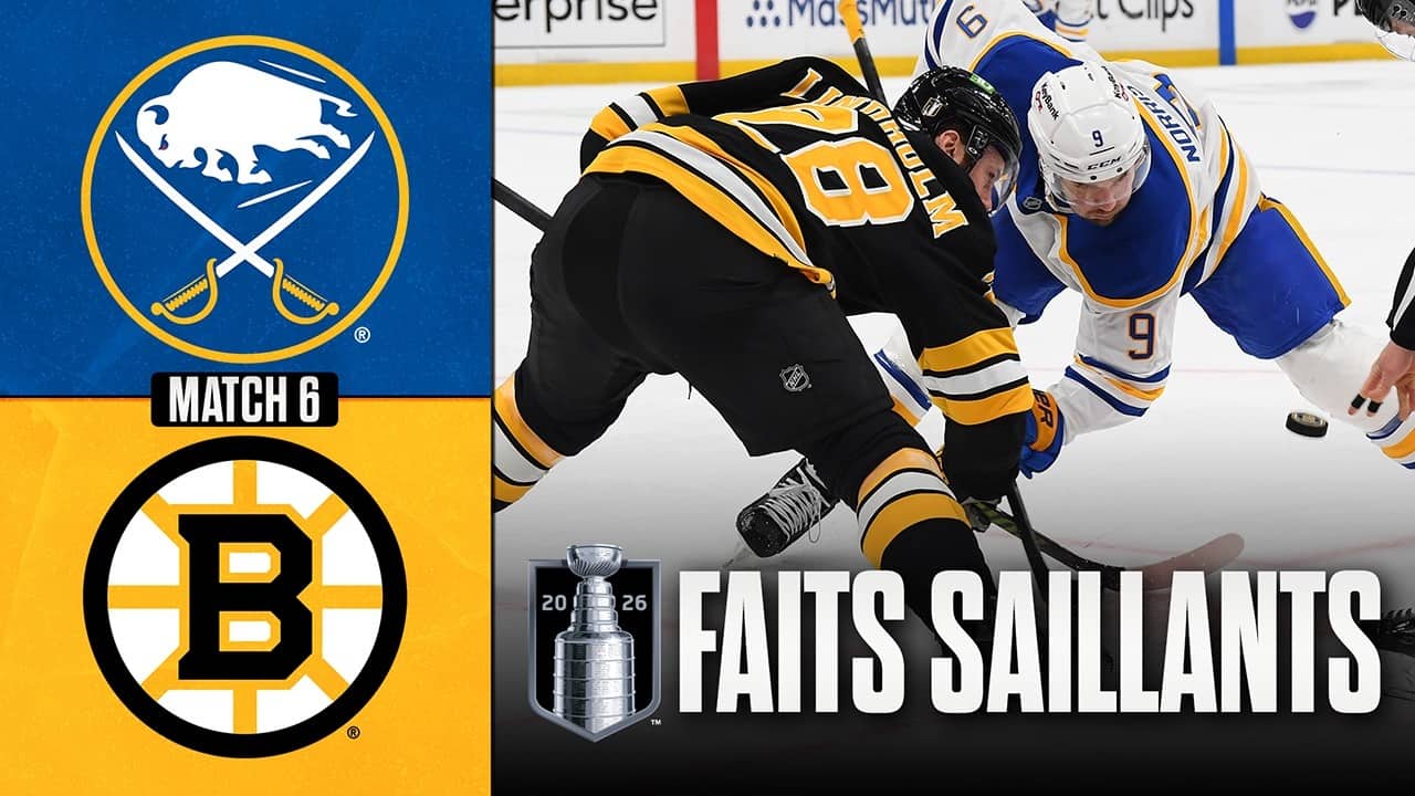 Sabres vs Bruins, match no 6 | 01/05/26 | Faits saillants