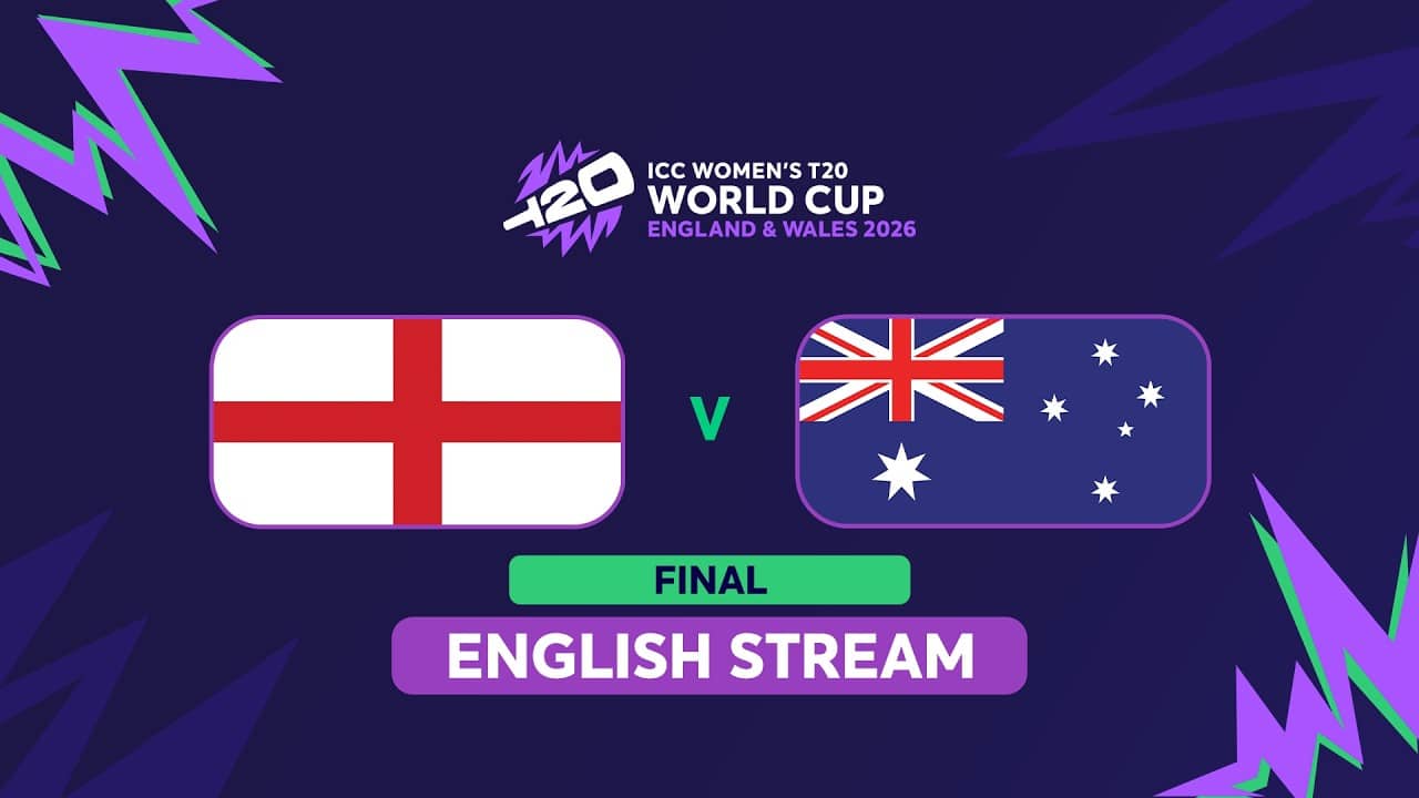 ICC Women's T20 World Cup 2026 Final: England vs Australia(English) #t20worldcup