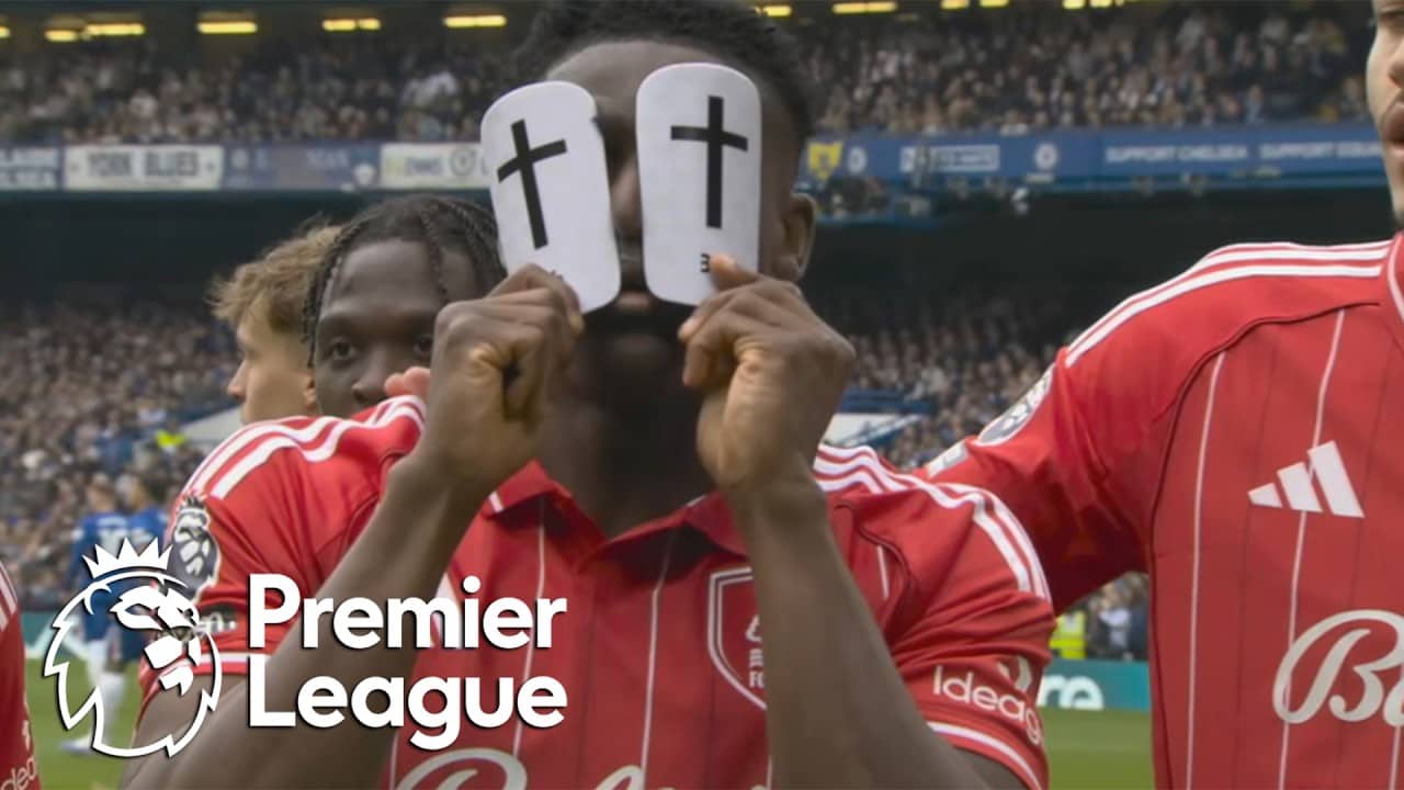Taiwo Awoniyi heads Nottingham Forest in front of Chelsea | Premier League | NBC Sports