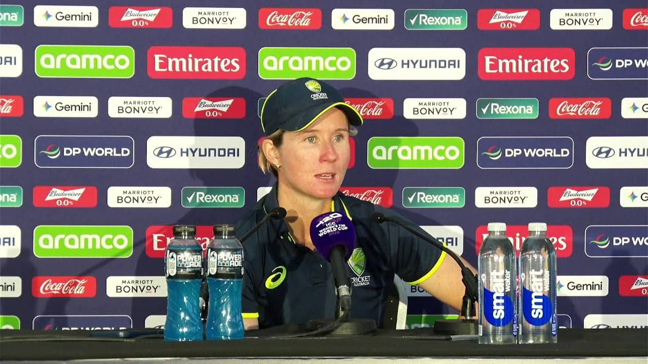 Watch Australia v West Indies #T20WomesWorldCup 2026 Post-Match Media Conference