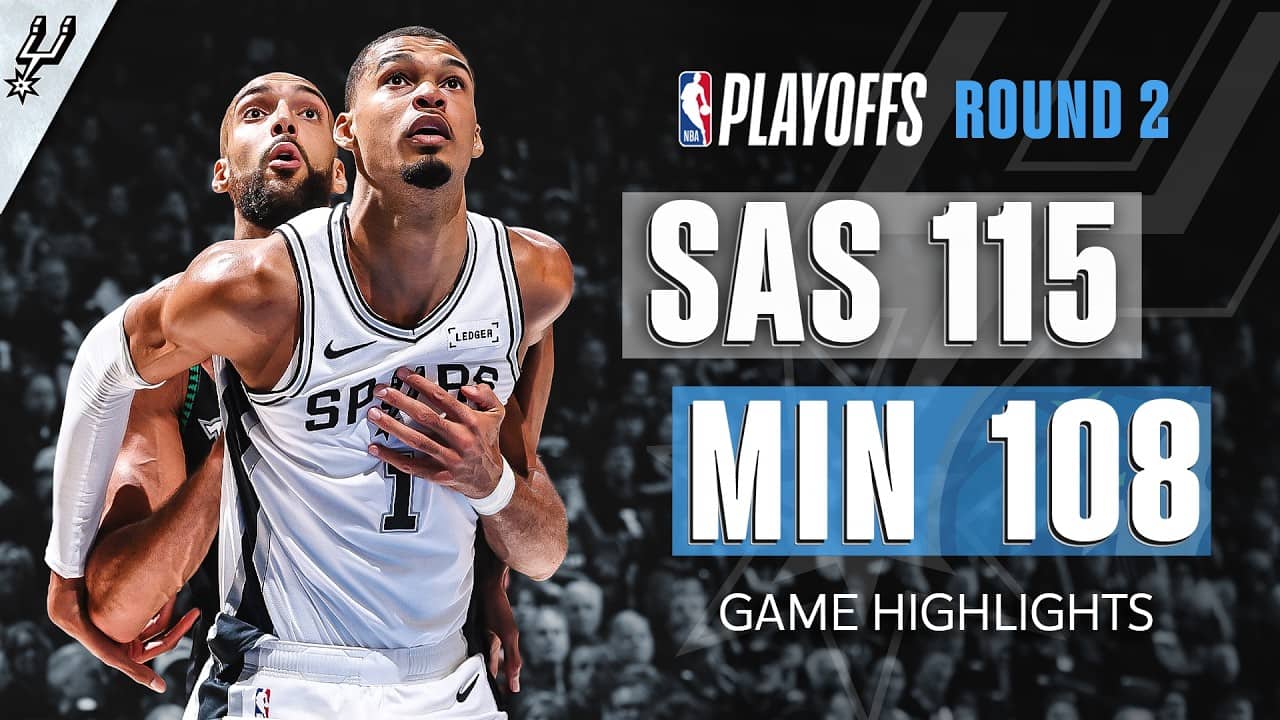 SPURS TAKE 2-1 LEAD OVER TIMBERWOLVES AFTER BATTLE IN MINNESOTA!