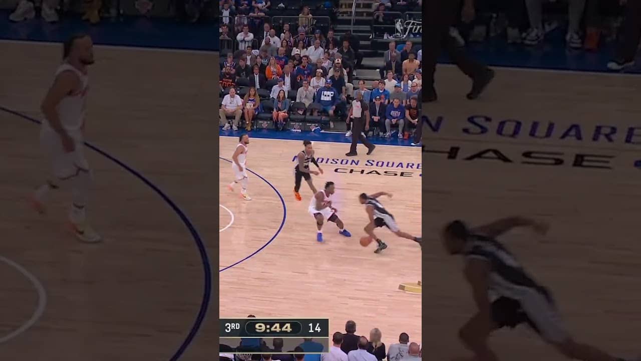 Smooooth Swipa 🦊 #spurs #nba #playoffs #nbafinals #deaaronfox