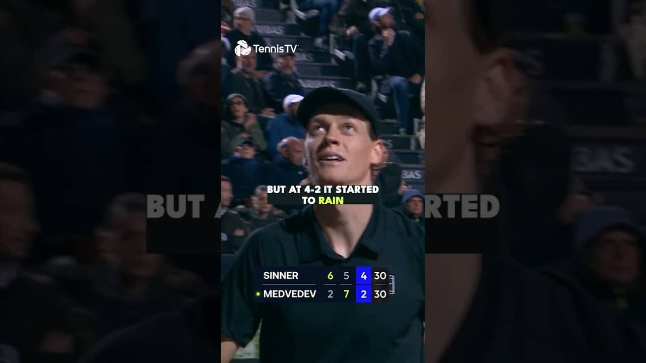 Sinner vs Medvedev WILDEST Match Of The Season 🫨