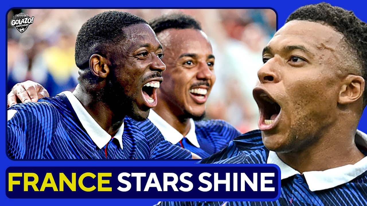 Kylian Mbappé SCORES TWICE In France's 3-0 Win Over Iraq