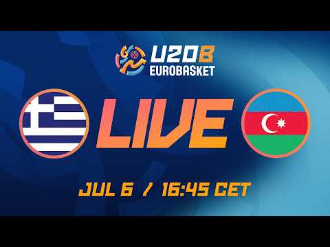 LIVE - Greece v Azerbaijan | FIBA U20 Women's EuroBasket 2026 Division B | Group Phase