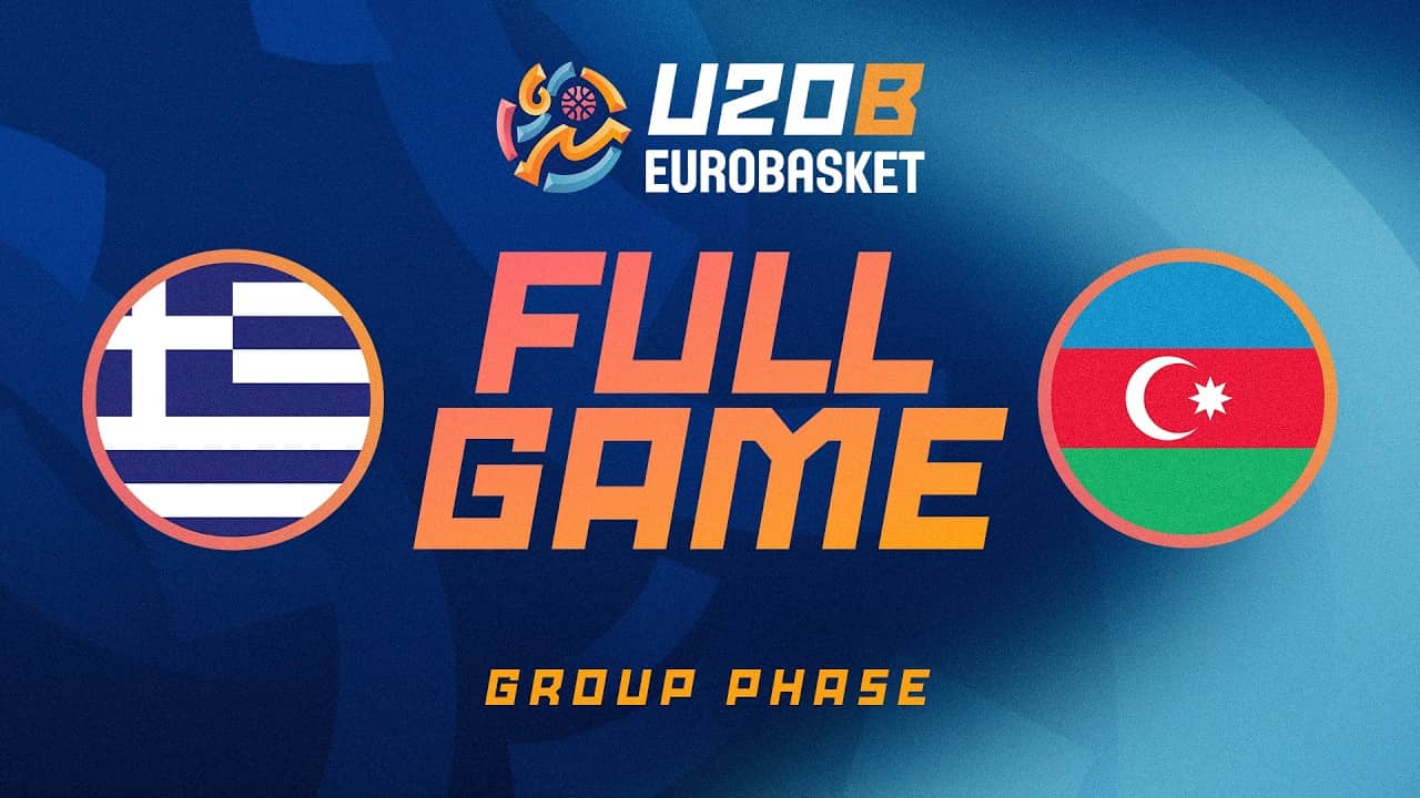 Group Phase | Greece v Azerbaijan | Full Basketball Game | FIBA U20 Women's EuroBasket 2026 Div. B