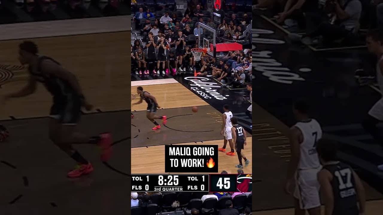 YESSIR MALIQ 👏 #nba #spurs