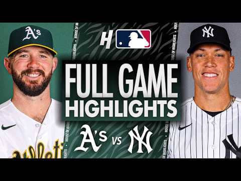 Athletics vs New York Yankees - FULL GAME HIGHLIGHTS 🔥 April 9, 2026 MLB Season