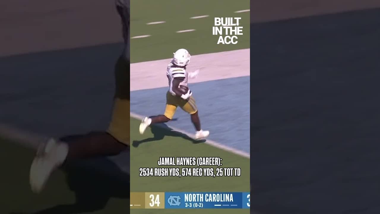🛠️ A speedster with a receiving toolkit. Jamal Haynes is #BuiltInTheACC    #nfldraft #georgiatech