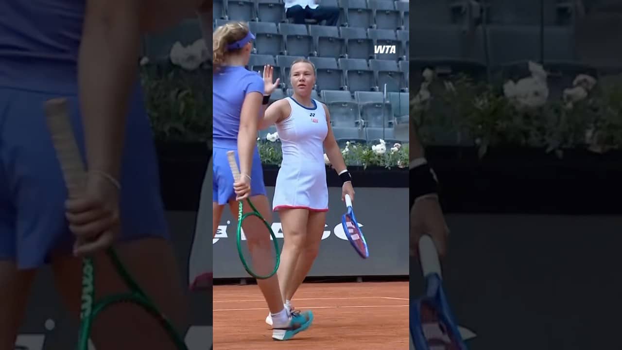 Inch perfect 👌 Mirra Andreeva & Diana Shnaider have come out firing in the final 👏#IBI26