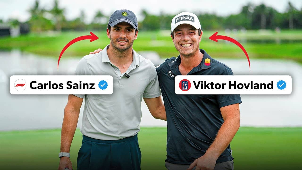 Formula 1 driver Carlos Sainz gets Mic’d Up with Viktor Hovland | Cadillac Championship