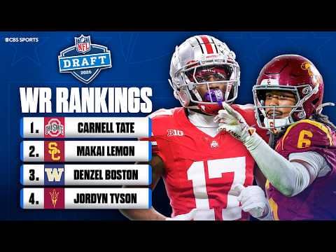 Ranking the TOP 5 best WRs in the 2026 NFL Draft ✅