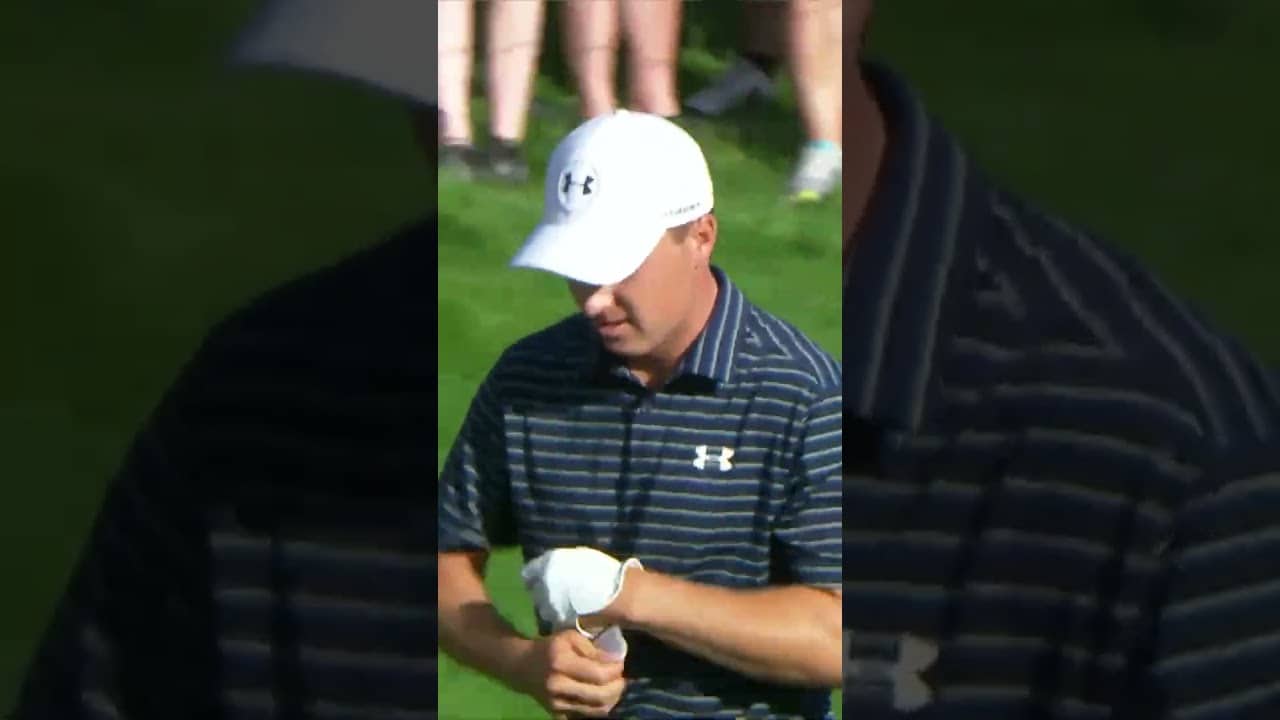 Iconic shot for his 10th PGA TOUR victory 🏆