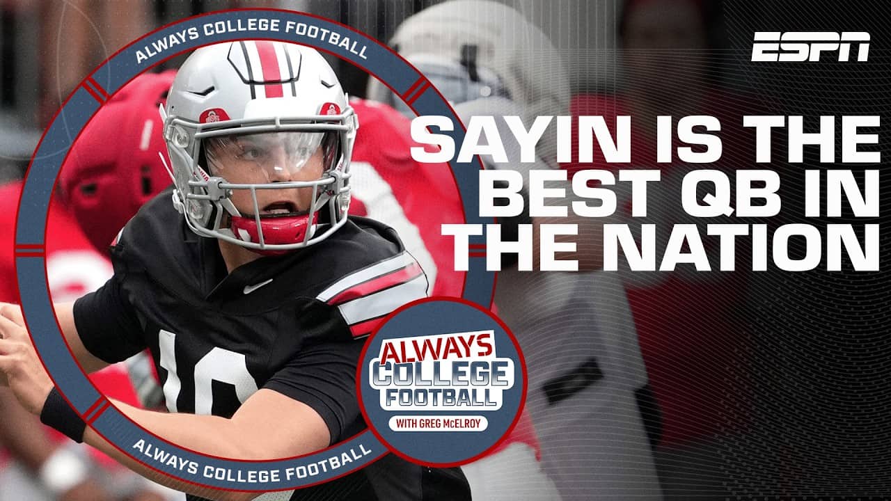 Julian Sayin is the BEST Quarterback in the COUNTRY!