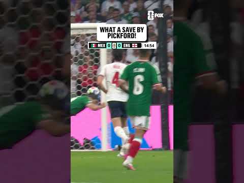 JORDAN PICKFORD ELITE SAVE TO DENY MEXICO’S GOAL 🏴󠁧󠁢󠁥󠁮󠁧󠁿