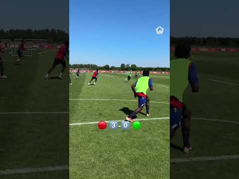 Intensité, concentration, et victoire des rouges à l’entraînement 🔴🫡