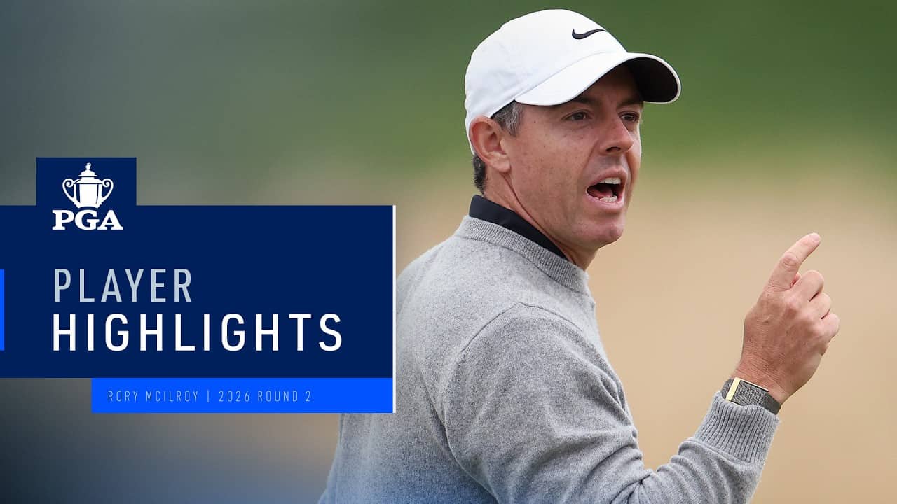 Rory McIlroy Battles Back with 3-Under 67 | Round 2 Highlights | 2026 PGA Championship