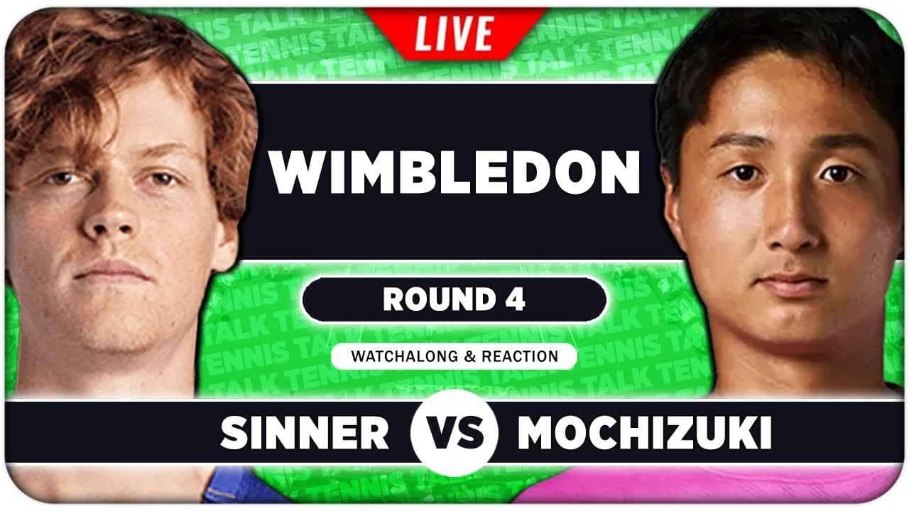 SINNER vs MOCHIZUKI • Wimbledon 2026 • LIVE Tennis Watchalong