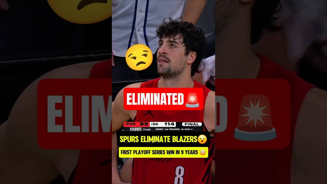 Wemby ELIMINATES Avdija’s Blazers😮