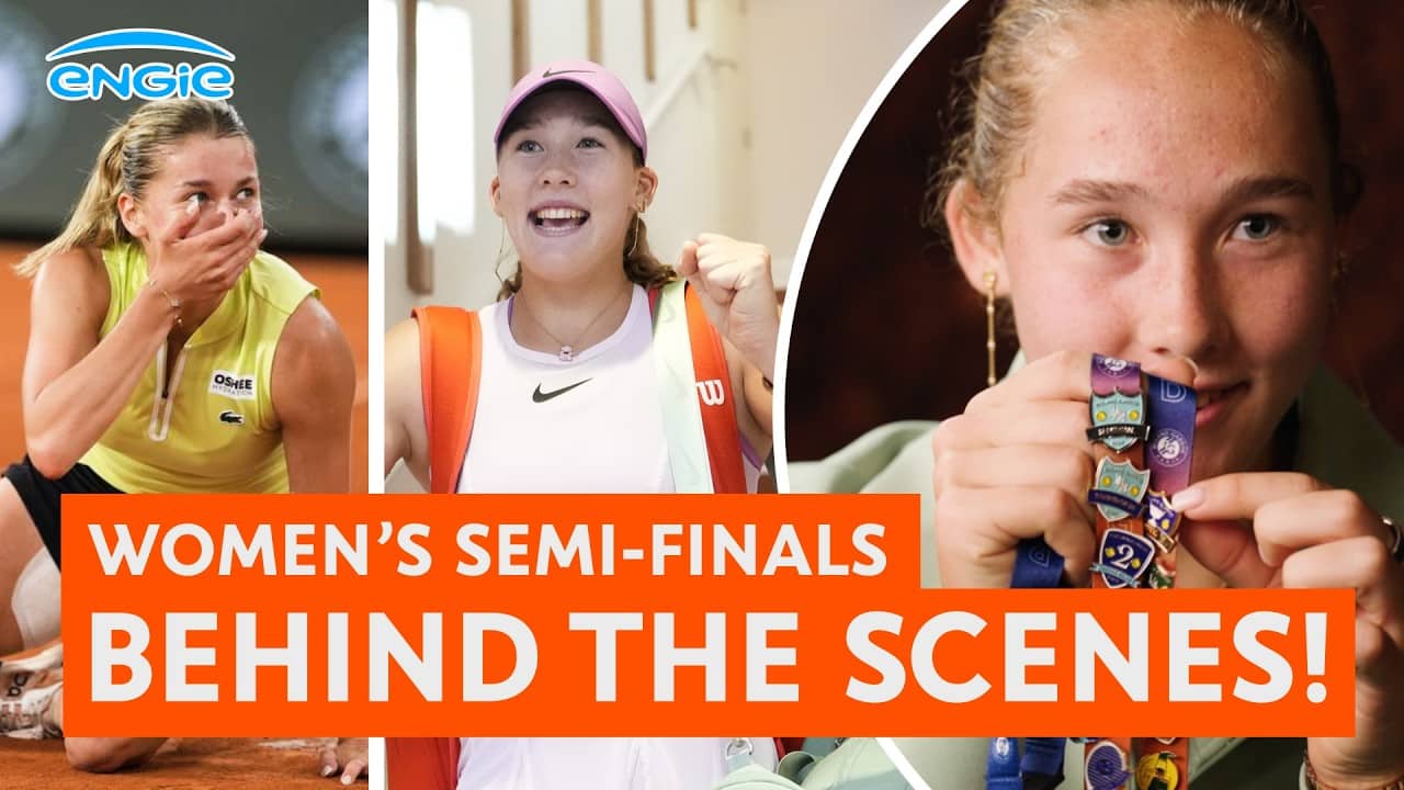 BEHIND-THE-SCENES as Andreeva and Chwalinska reach Roland-Garros 2026 FINAL! | From Paris, with Clay