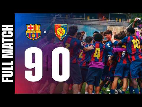 FULL MATCH | FC BARCELONA U19 A 9 vs 0 UD MONTECARLO 🔵🔴