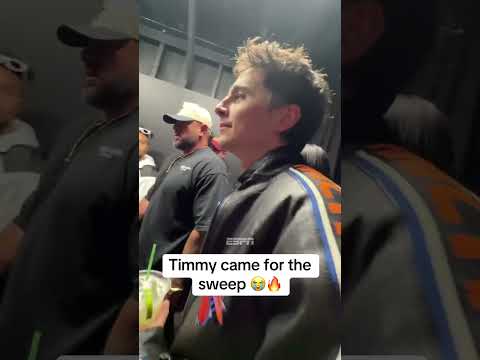 Timothée Chalamet pulled up to Cleveland for one reason 🧹