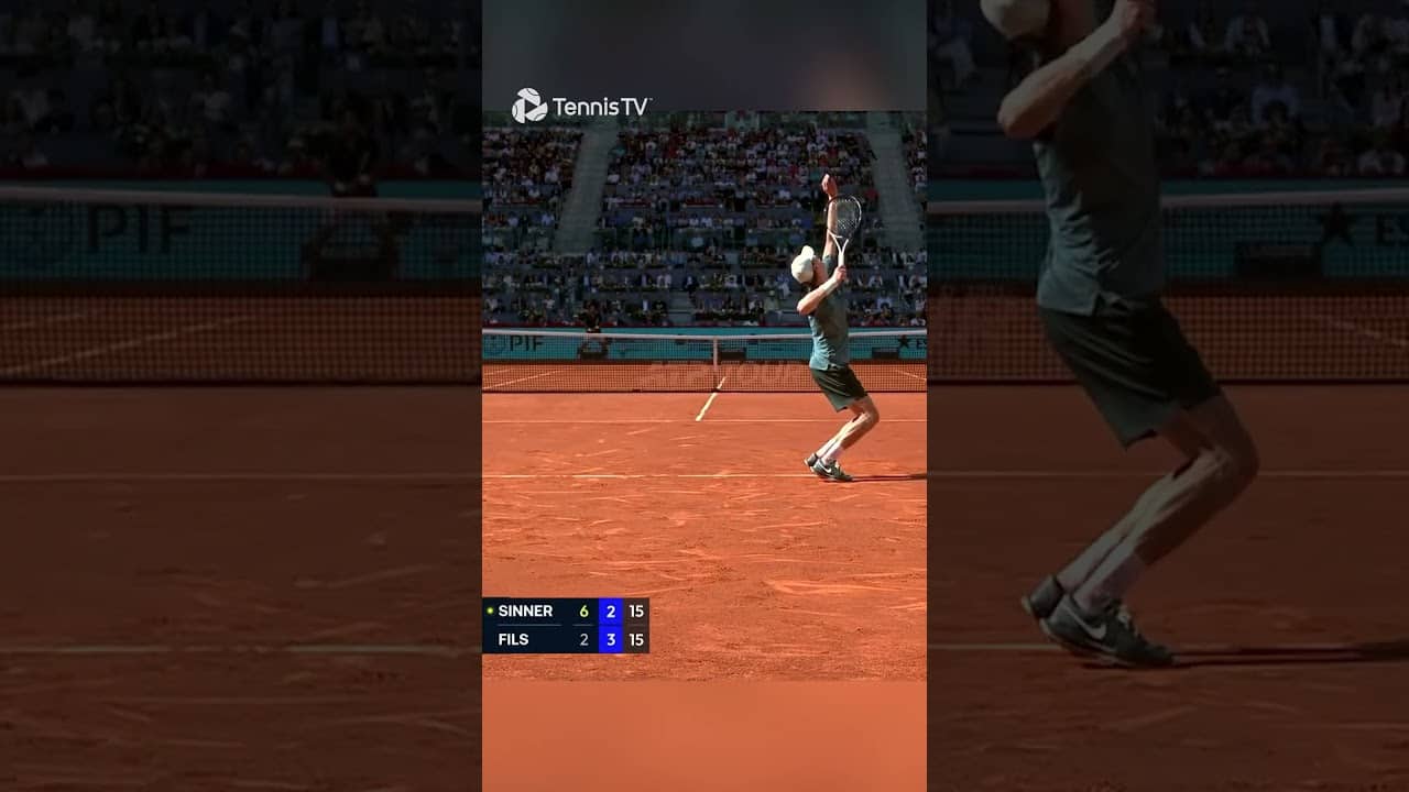 Jannik Sinner at Court-Level is INSANE 😳