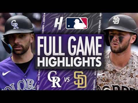 Colorado Rockies vs San Diego Padres - FULL GAME HIGHLIGHTS 🔥 April 12, 2026 MLB Season