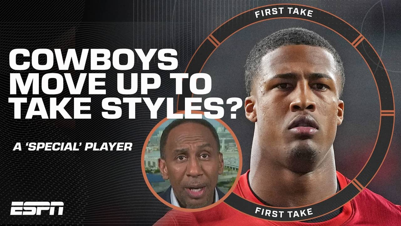 Stephen A. is ON BOARD with Dallas trading up for Sonny Styles: THE BROTHER’S SPECIAL! | First Take