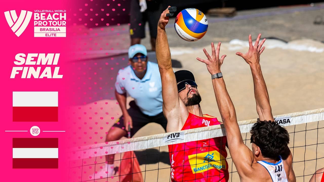 Łosiak/ Bryl vs. Plavins/Fokerots - Semi Final | Highlights | Brasilia 2026 #BeachProTour