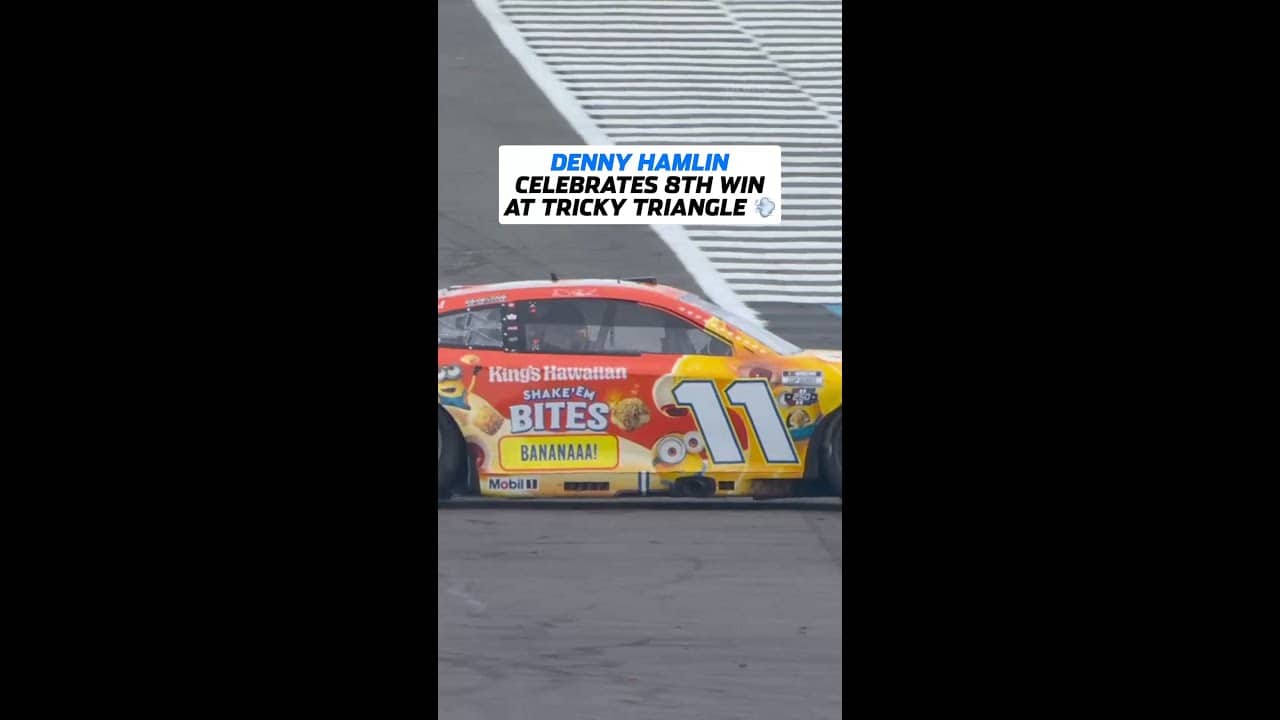 Denny Hamlin wins three-in-a-row for the first time in his career 🤩