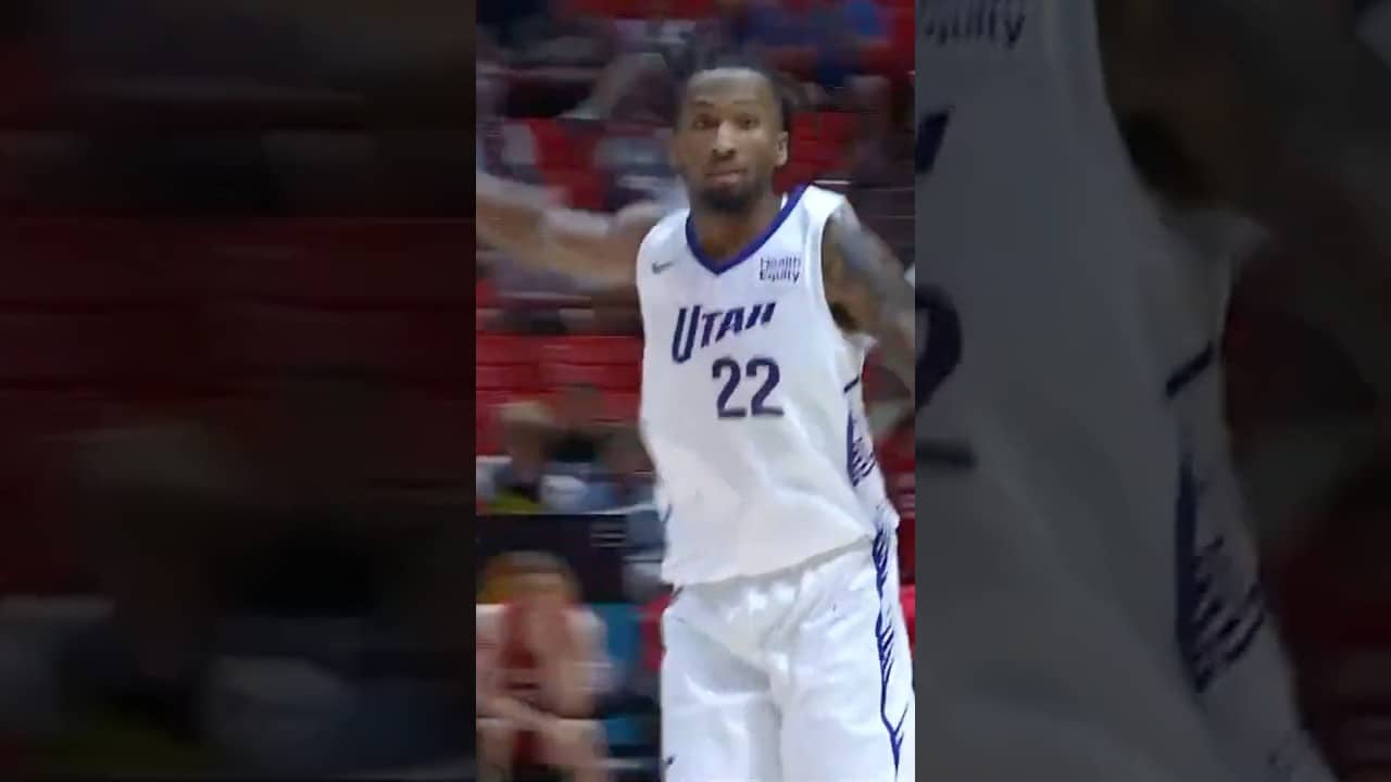 DARRYN PETERSON DROPS 28 IN DEBUT  #utahjazz #nba #darrynpeterson #summerleague