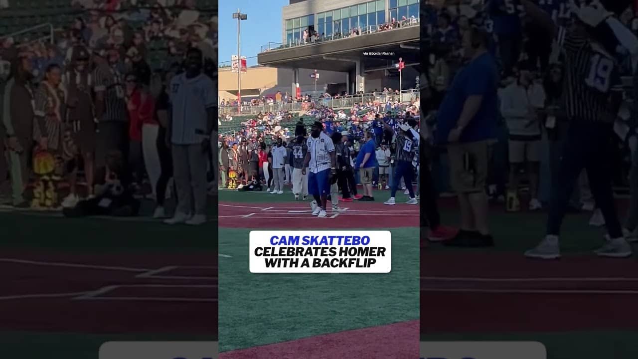 Cam Skattebo appears to be feeling good #nfl #giants