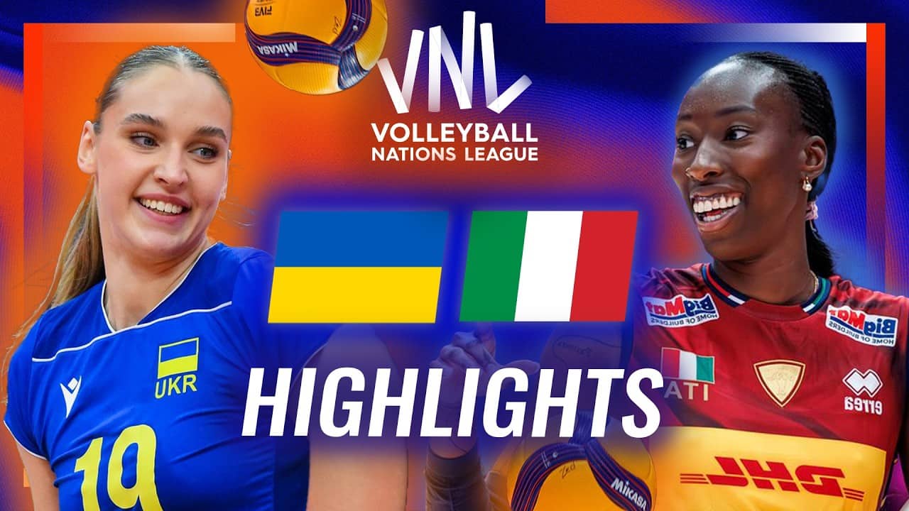 Ukraine 🇺🇦 vs. Italy 🇮🇹 - Highlights | Week 3 | Women's VNL 2026