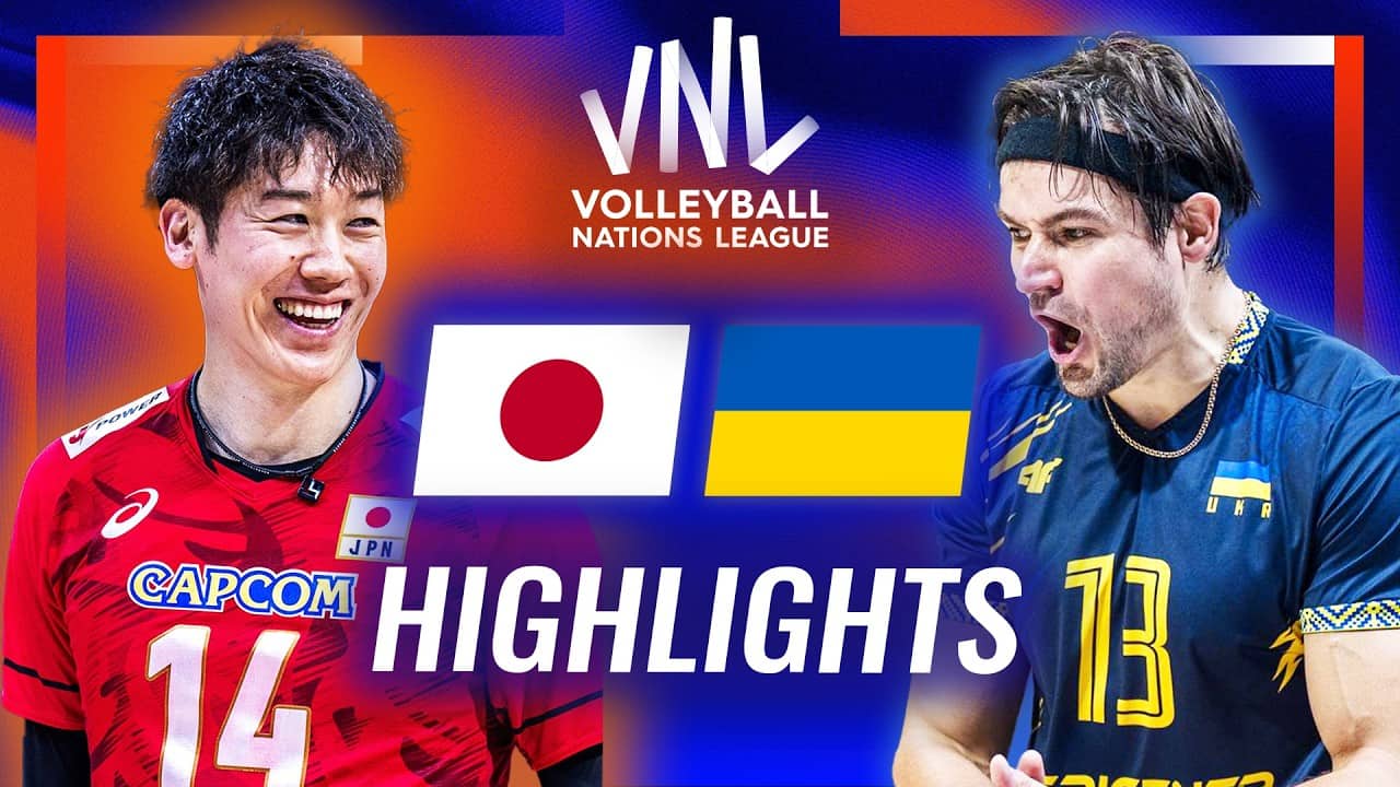 Japan 🇯🇵 vs. Ukraine 🇺🇦 - Highlights | Week 1 | Men's VNL 2026