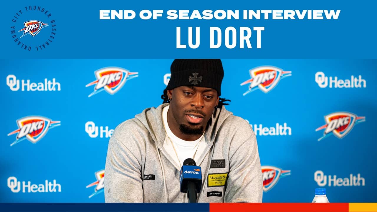 Lu Dort | 2025-26 End-of-Season Interviews | OKC Thunder